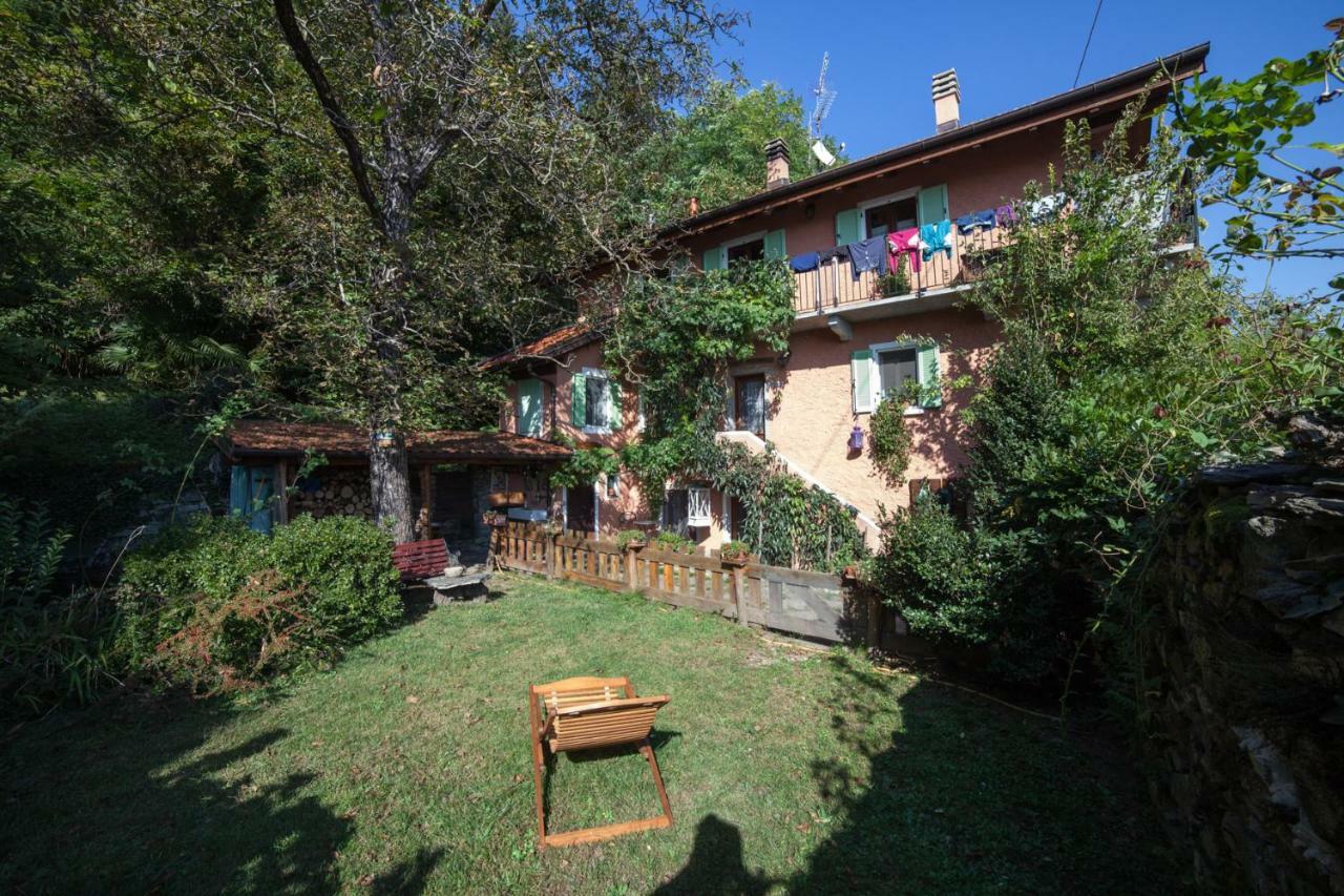 La Vecchia Casa Rosa Apartment Cannero Riviera Bagian luar foto