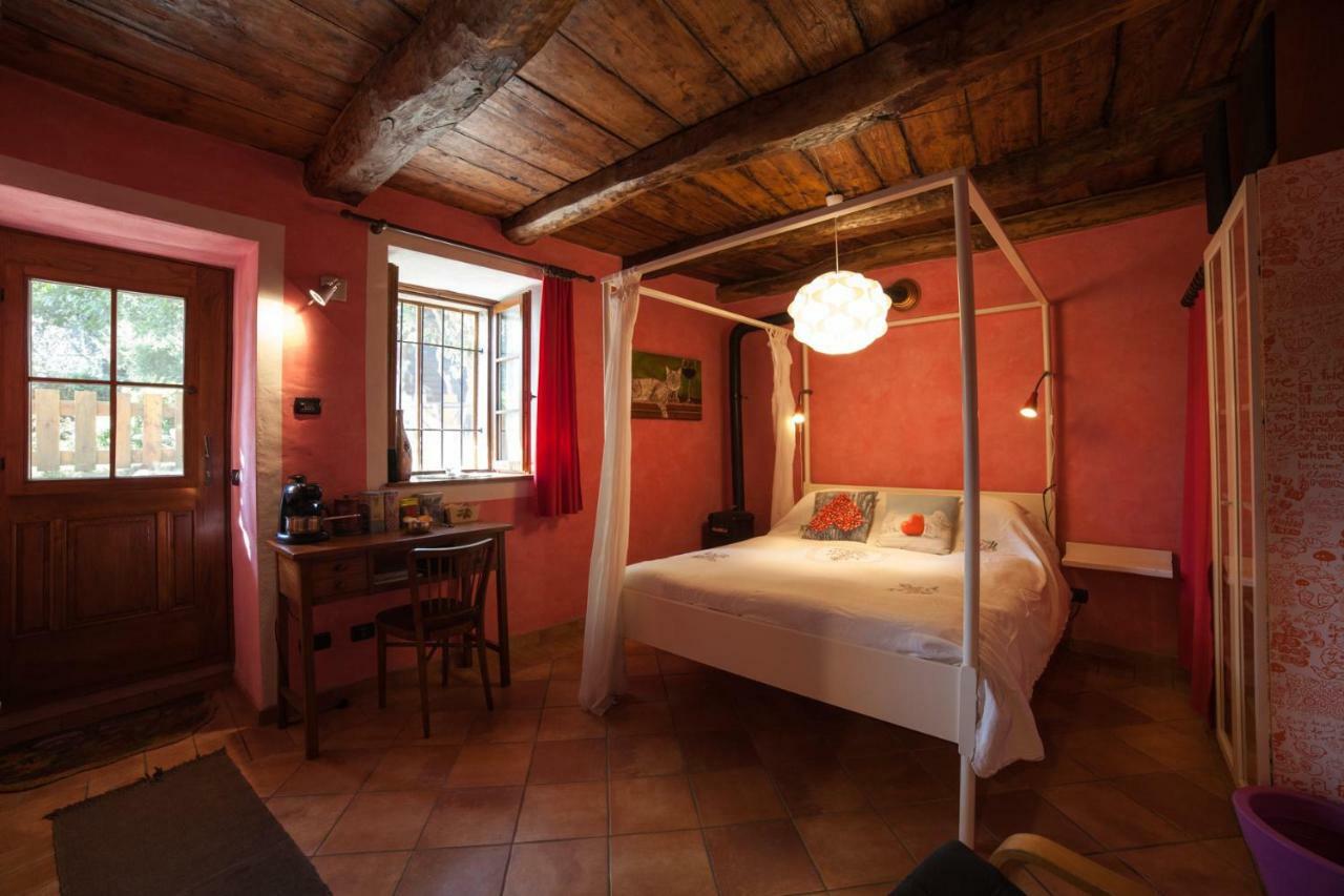 La Vecchia Casa Rosa Apartment Cannero Riviera Bagian luar foto
